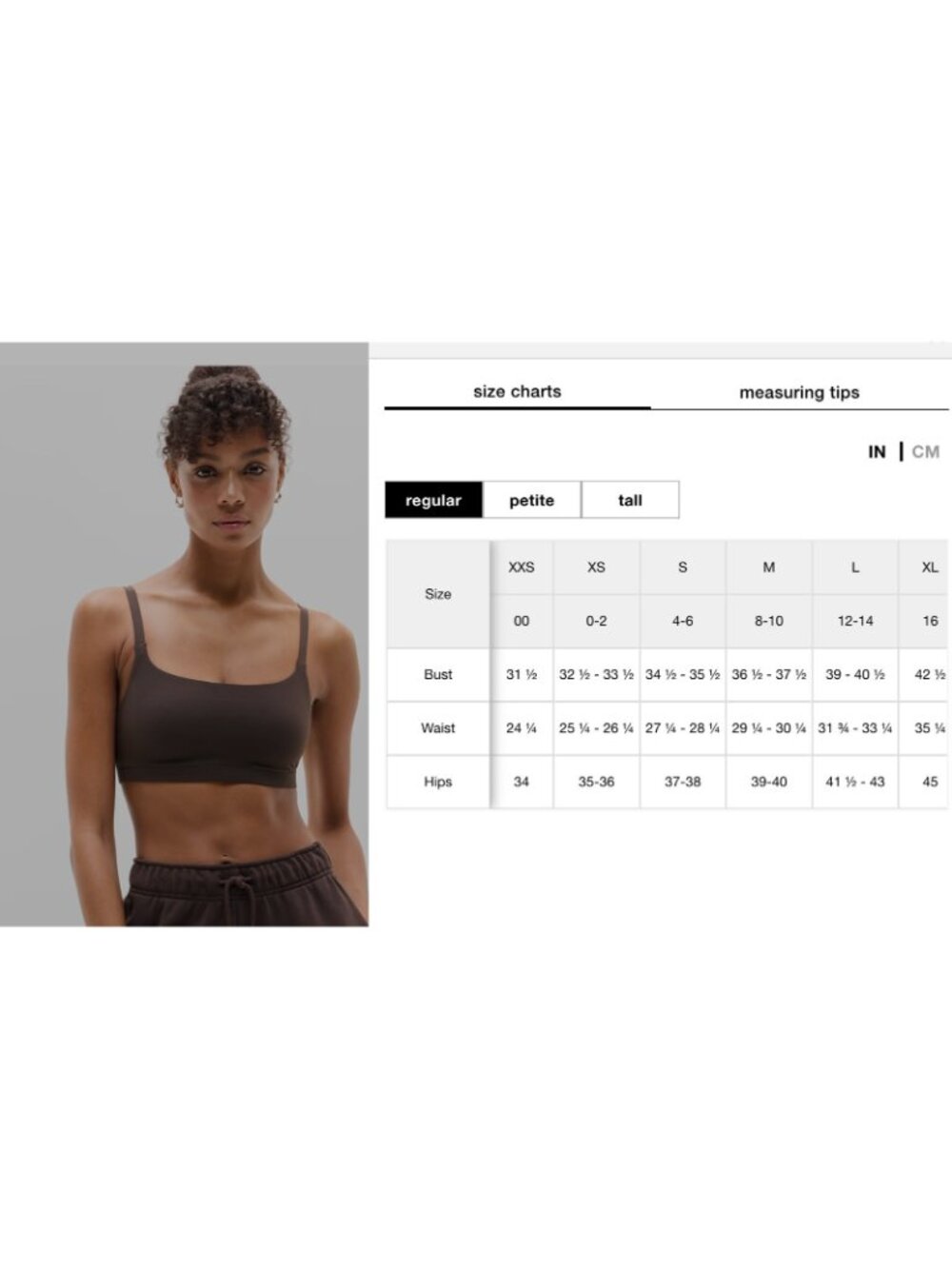New Athleta S Vitaform BodyMove Scoop Bralette Truffle Small D-DD - Picture 4 of 4